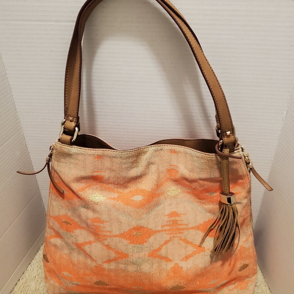 Stella & Dot Canvas Bag. NWOT. - Picture 6 of 13